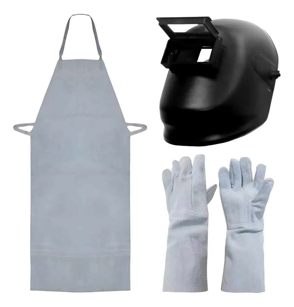 Maçarico Lança Chamas Portátil com Soldagem + Kit EPI Soldador